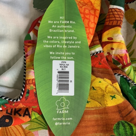 FARM Rio Tropical Fair Midi Dress - Picture 5 of 8